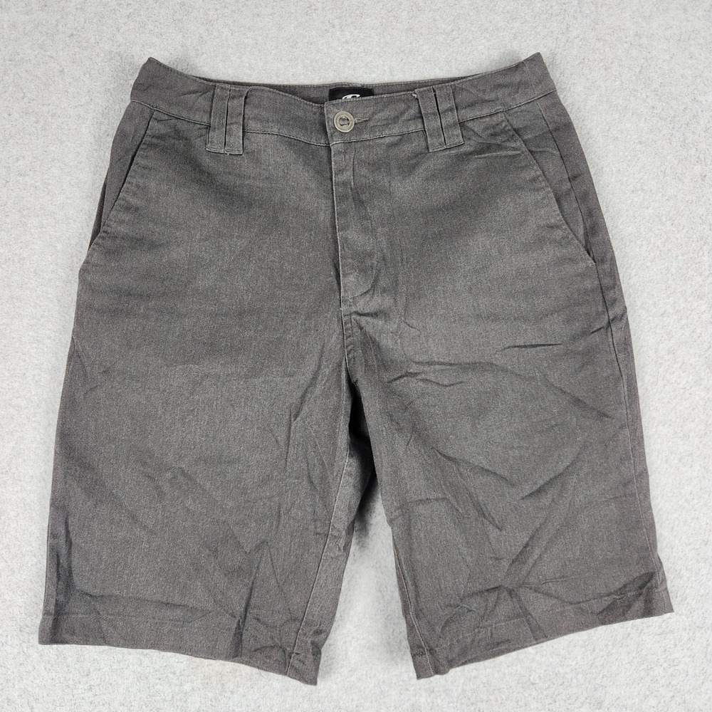 O'Neill‎ Chino Shorts Mens 30 Charcoal Gray Standard Fit Stretch Casual Surf
